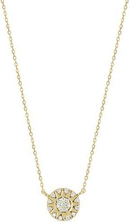 Bony Levy Icon 18K Yellow Gold Diamond Sun Pendant Necklace at Nordstrom Rack