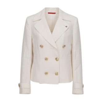 Isaia Womens White Jacket