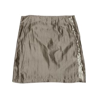 Gimaguas Short Skirts, female, Gray, Size: M Jules Midi Skirt