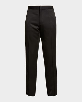 Brioni Men & apos;s Wool Tuxedo Pants
