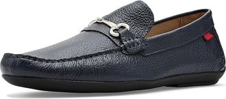 Marc Joseph New York Wall Street Mens Shoes Fast Blue Grainy : 11.5 M, Leather