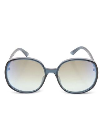 Dior 2020s round-frame sunglasses - Black