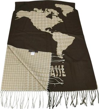 Alviero Martini 1A Classe Estola con estampado Geo Partylux - Accessories - Mujer - Marr&oacute;n - ONE SIZE