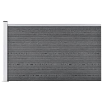 vidaXL Vidaxl - Pannello Di Recinzione In Wpc 175x105 Cm Grigio