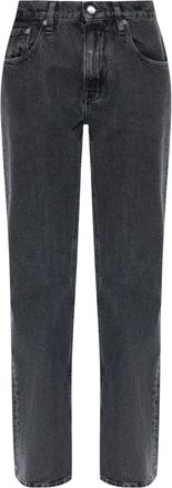 Jil Sander Rechte broek - Dames - Jeans - Grijs - Maat: 2XL Katoen