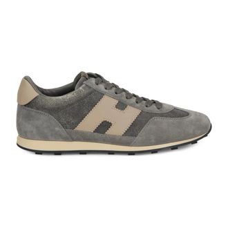 Hogan Interactieve Sneakers - Heren - Schoenen - Grijs - Maat: 42 1/2 EU Zijde