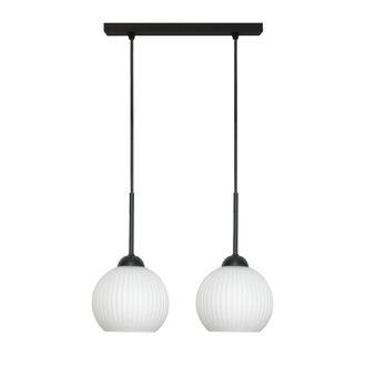 OEM L&aacute;mpara De Techo Colgante Con Tira De Soporte Encima De La Mesa Para La Cocina, Bombillas Blancas 2xe27 Fiona 14-988