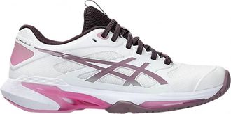Asics Womens Solution Speed Ff 4 Shoe In White/dusty Mauve