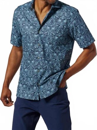Tori Richard Under Damasq Button Up Shirt - Plus In Midnight