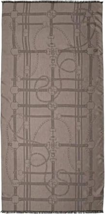 Guess Accessoires, Dames, Grijs, ONE Size, Polyester, Pashmina Sjaal