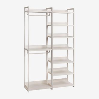 Sklum Armario Modular Abierto De 2 Piezas Y Estanter&iacute;a En Hierro Velunis Sklum