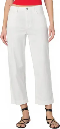 Joe's Wilder Relaxed Barrel Jean In White