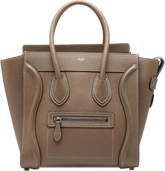 Celine Pre-owned Celine Micro Leather Luggage Tote Ladies D51I6ZAB9DOJR683