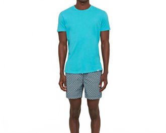 Orlebar Brown Crew Neck T-Shirt In Crystal Sea