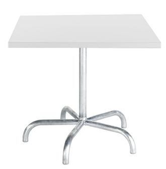 Schubiger M&ouml;bel Metalltisch S&auml;ntis Quadratisch