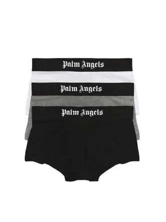 Palm Angels Cotton-Blend Boxer Shorts