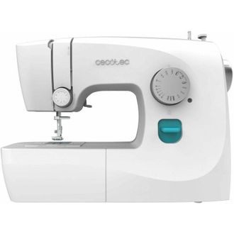 Cecotec Macchina per cucire, compatta e portatile, 15 punti, principianti, BelleCouture 1500, asola manuale a 4 fasi, asola regolabile, tensione del filo