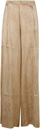 Avant Toi Broeken, Dames, Beige, S, Nylon, Wide Broeken