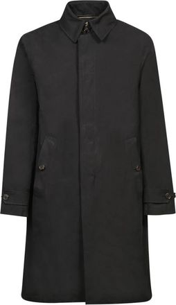 Sealup Klassieke Trenchcoat - Heren - Mantel - Zwart - XL - Polyester - Jassen