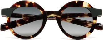 Kaleos Occhiali da sole tondi - Marrone