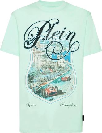 Philipp Plein T-shirt Racing Car - Verde