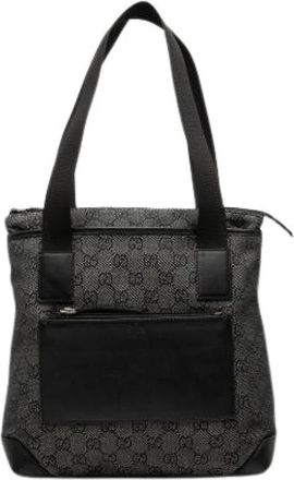 Gucci Pre-owned Vintage Tote Bag - Dames - Vintage Shopper - Zwart - ONE Size - Leer - Vintage