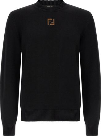 Fendi Ff Velvet Micro Pullover
