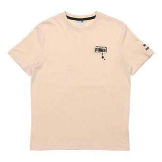 Puma Awareness AOP T-Shirt Beige Black White 532034-68