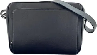 Prada Black Leather Shoulder Bag (Pre-Owned)