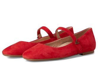 Vionic Alameda Mary Janes Womens Shoes Red Suede : 8.5 N