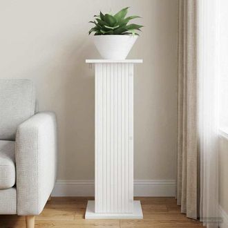 vidaXL Vidaxl Supporto Per Piante Bianco Lucido 30,5 X 30 X 80,5 Cm