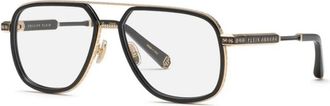 Philipp Plein Glasses - Heren - Brillen - Geel - 59 MM - Accessoires