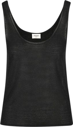 Saint Laurent Mujer, Camisetas, Negro, Talla: L