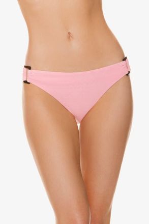 Helen Jon Tortoise Hipster in Jacquard Textured Shell Pink at Nordstrom, Size X-Large