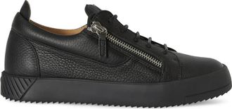 Giuseppe Zanotti Sneakers Frankie con doppia zip - Nero