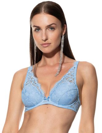 Mey Mey Womens Amazing Smart Foam Bra - Blue Polyamide - Size 36DD