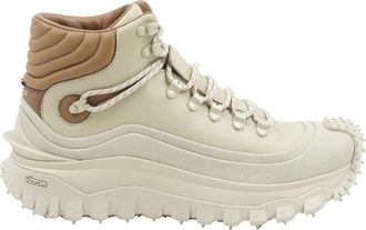 Moncler Veterlaarzen - Heren - Veterlaarzen - Beige - 45 EU - Schoenen