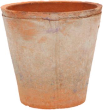 Terrakotta Vase 40x40x30 Cm – Handgefertigte Bodenvase Aus Toskanischem Ton Für Garten & Wohnzimmer