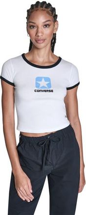 Converse Retro Box Star T-Shirt in White 10A at Nordstrom, Size X-Small