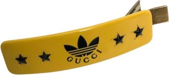 Gucci Pre-owned Fabric hair-accessories - Dames - Vintage Accessoires - Geel - ONE Size - Vintage