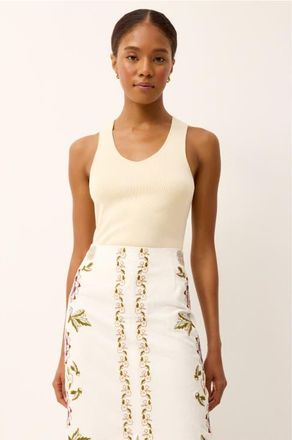 Marie Oliver Miranda Tank in Macadamia at Nordstrom, Size Medium