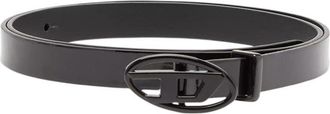 Diesel Black Logo Buckle Belt
