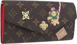 Louis Vuitton Pre-owned Wallets, female, Brown, Size: ONE SIZE Pre-owned Canvas Wallet