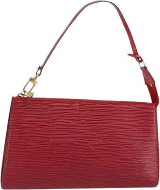 Louis Vuitton Pre-owned Accessory Pouch - Dames - Vintage Schoudertas - Rood - ONE Size - Leer - Vintage