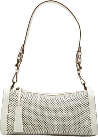 Gucci Pre-owned Vintage Schoudertas - Dames - Vintage Schoudertas - Wit - ONE Size - Leer - Vintage