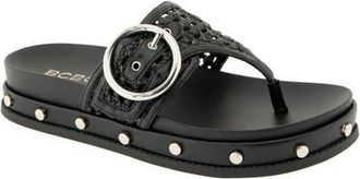 BCBGeneration Belen Platform Flip Flop in Black at Nordstrom, Size 7.5