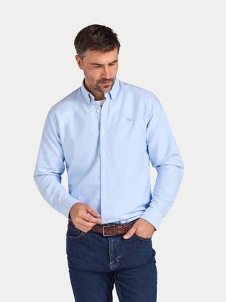 Raging Bull Long Sleeve Oxford Shirt in Sky Blue at Nordstrom, Size Xxx-Large