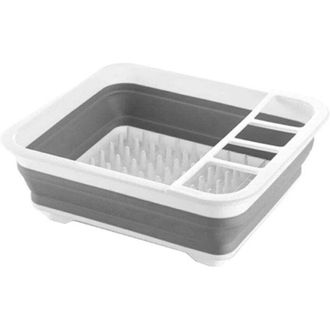 OEM Escurridor De Platos Plegable De Pl&aacute;stico Crezuo Para Guardar Utensilios De Cocina