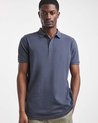 Jacamo Marl Pique Polo Long