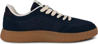 Woden Mens Frode Mesh Sneaker In Navy